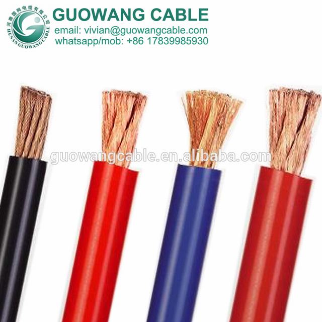 Especificaciones de 70mm2 super flexible Cable de soldadura lista de precios