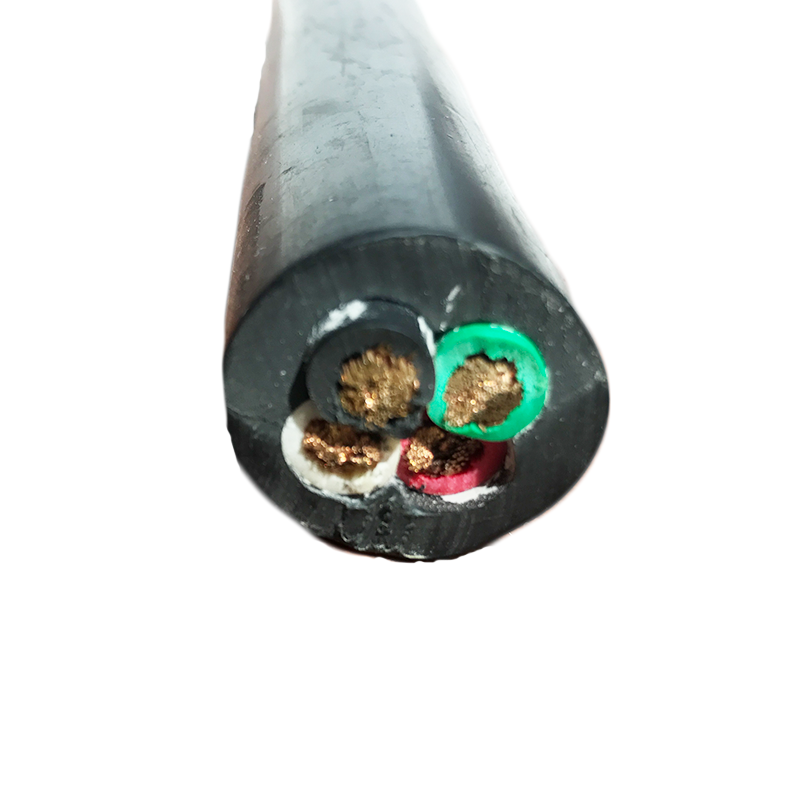 Cable de bomba sumergible de goma plana Cable de 4 hilos para uso General