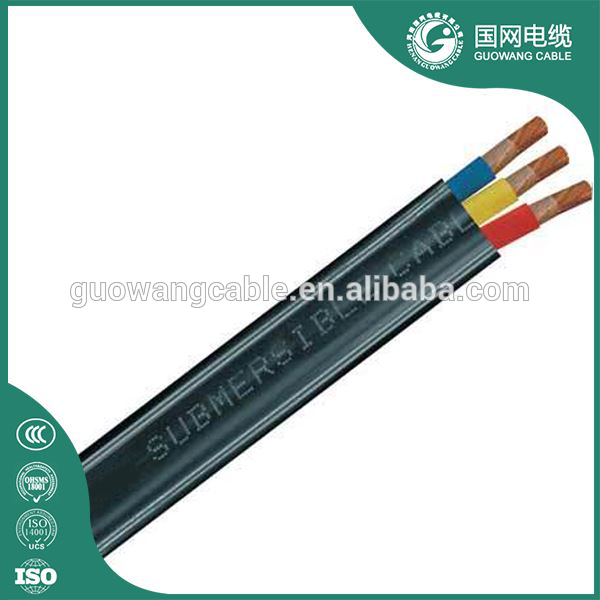 Bomba sumergible cable de goma con aislamiento y cubierta impermeable TPS cable de goma precio