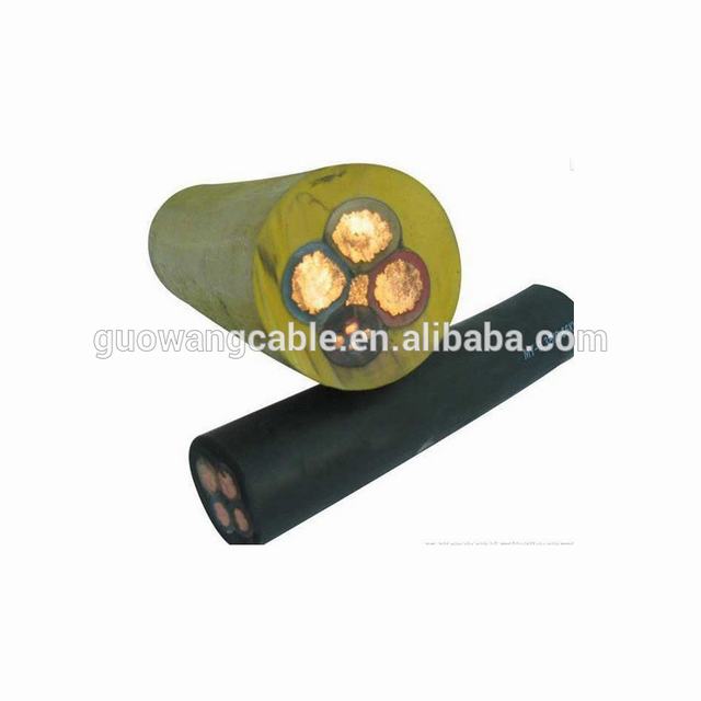 Bomba sumergible de agua Flexible de cobre vaina 16mm 4 Core Cable Flexible de goma