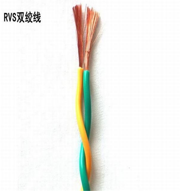 Two Conductor Twisted Wire Braided Cable Textile Wire