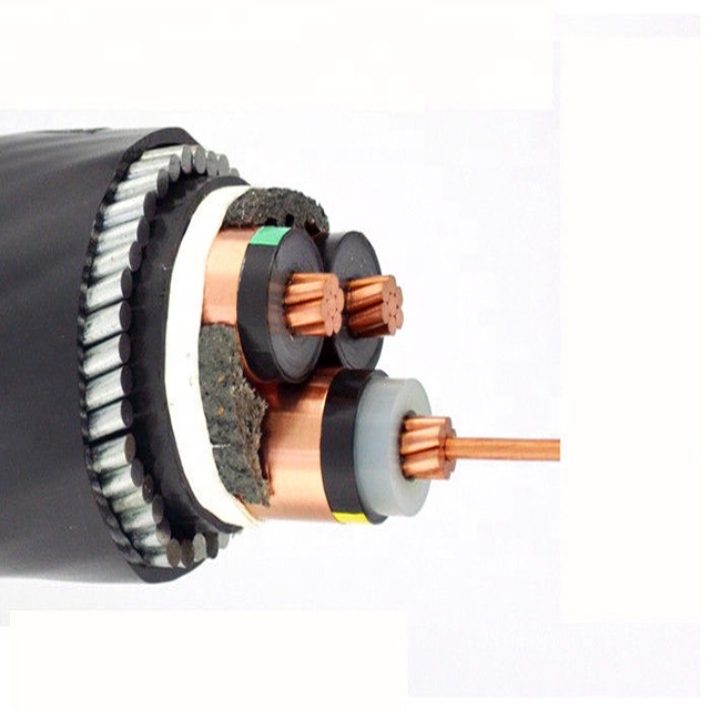 Metro de Cable de alambre de acero/tipo blindado cable de alimentación de cobre