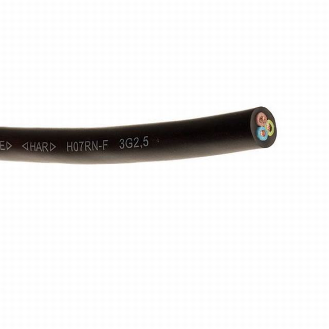 Одобрен VDE, резиновый кабель H07RN-F