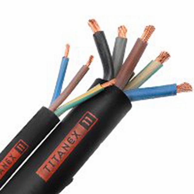 VDE standaard Flexibele rubber kabels H07RN-F 2*1.0