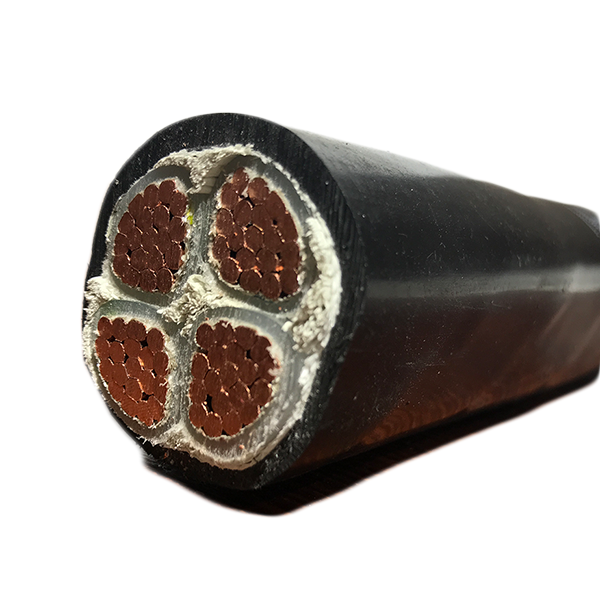 XLPE 4 core copper conductor armored power cable