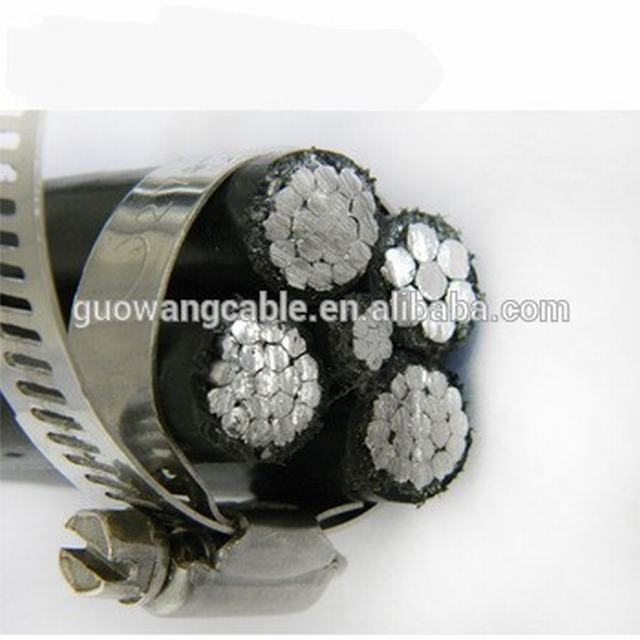XLPE Insulated Aerial Bundled Cables Factory Supply Aluminium Phase Conductor