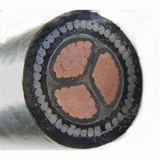 Материал изоляции XLPE и материал медного проводника бронированный Размер силового кабеля
