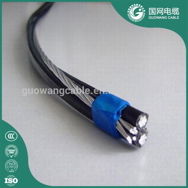 XLPE/PE Insulated 600V ABC Covered Line Electric Wire Service Drop Cable for Street Light Installation Aluminum Cable Malaysia