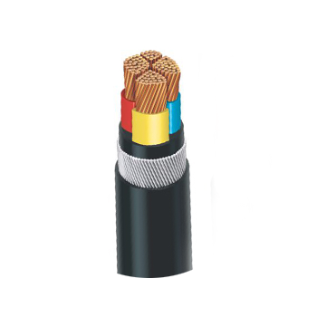 Gaine DE PVC d'isolation DE XLPE blindé de fil d'acier câble d'alimentation
