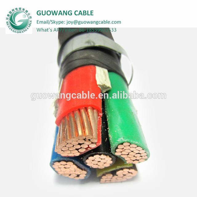 YJV 3X185+2X95 Different Types Of Cables Low Voltage XLPE 0.6-11kv 3+2 Power Cable Manufacturers PE Insulation Cables Price