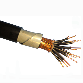 Control kabel mit vpe-isolierung, pvc jacke, geflochtene abschirmung, schwer entflammbar, geringe rauch halogen freies