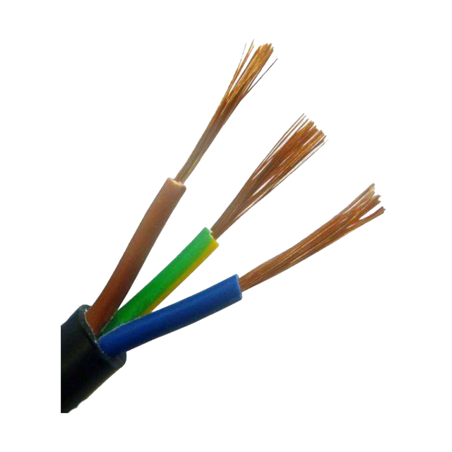 Câble d'alimentation rond de Fil Électrique de conducteur de cuivre de câble électrique Isolé par PVC 3x2. 5mm2
