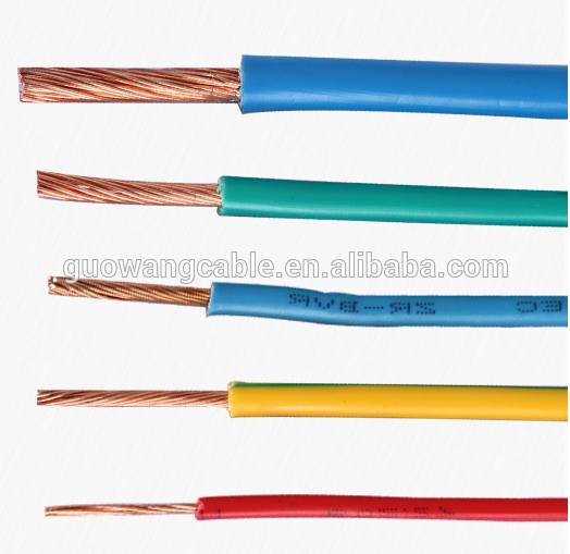 pvc insulated single multi and 3 core flexible copper 16mm copper core cable wire