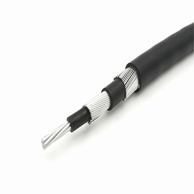 0.6/1kv Aluminium/koper/aluminium dirigent xlpe/pe/pvc geïsoleerde concentrische kabel