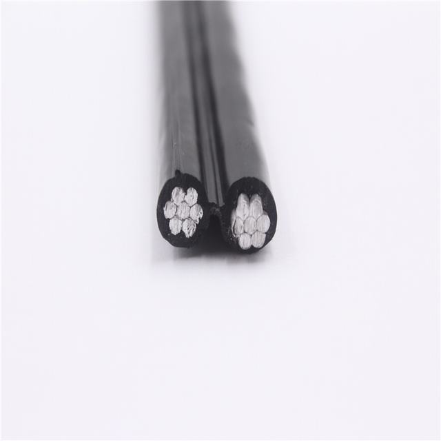 2*10mm2 aac conductor de aluminio conductor XLPE/PE aislado de ABC cable