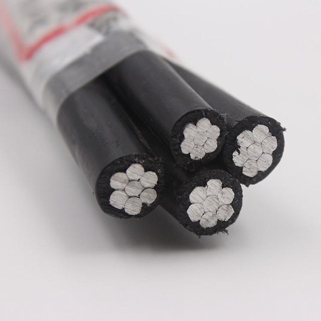 4 core abc cable XLPE/PE/PVC insulated 알루미늄 도전 체