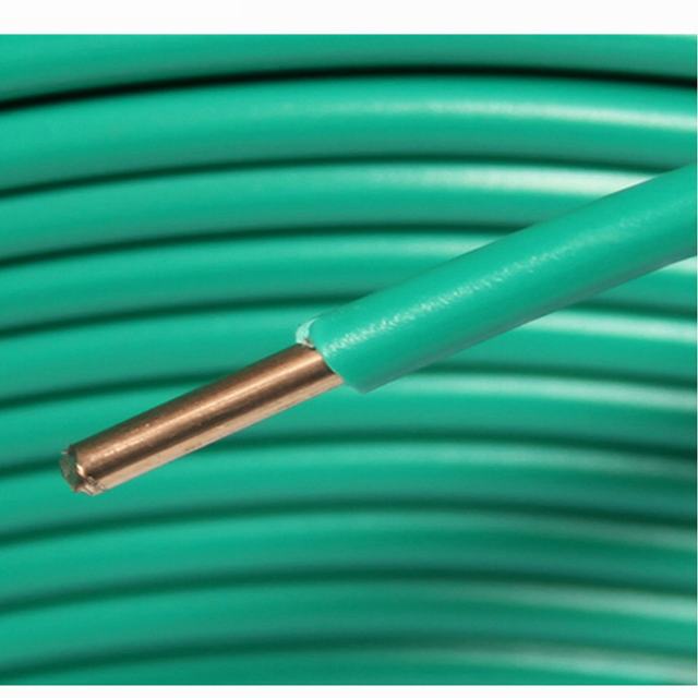 O PVC 450 / 750V isolou o fio de cobre elétrico, fiação da casa, construindo o fio de cobre da sucata do fio