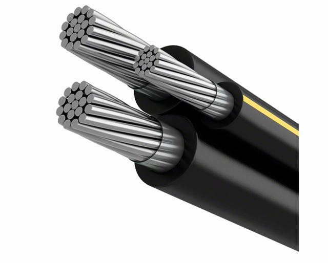 Kabel kawat listrik kawat aluminium overhead triplex 3 core kabel abc