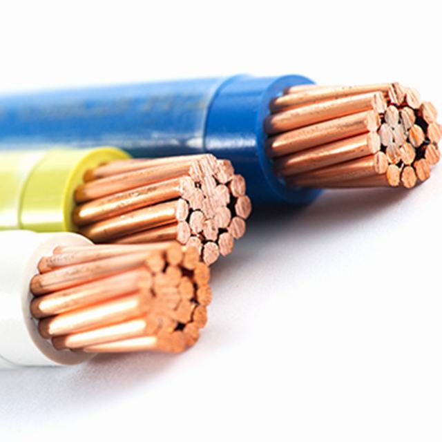 Kabel draad elektrische laagspanning kabels thhn koperen kabel