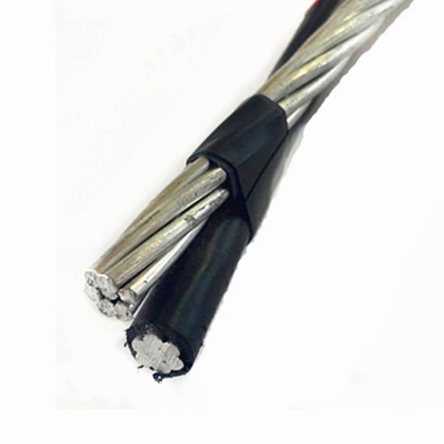 Kabel draad elektrische xlpe duplex service drop 2 core abc kabel