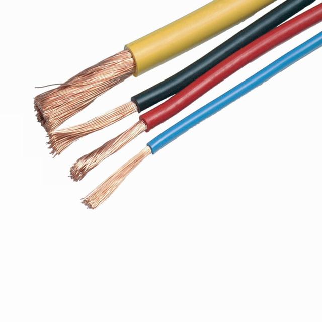 Pemasok cina! PVC Insulated Fleksibel 1.5mm2 2.5mm2 4mm2 RV Kabel Listrik Konduktor Tembaga Kabel Listrik Ukuran