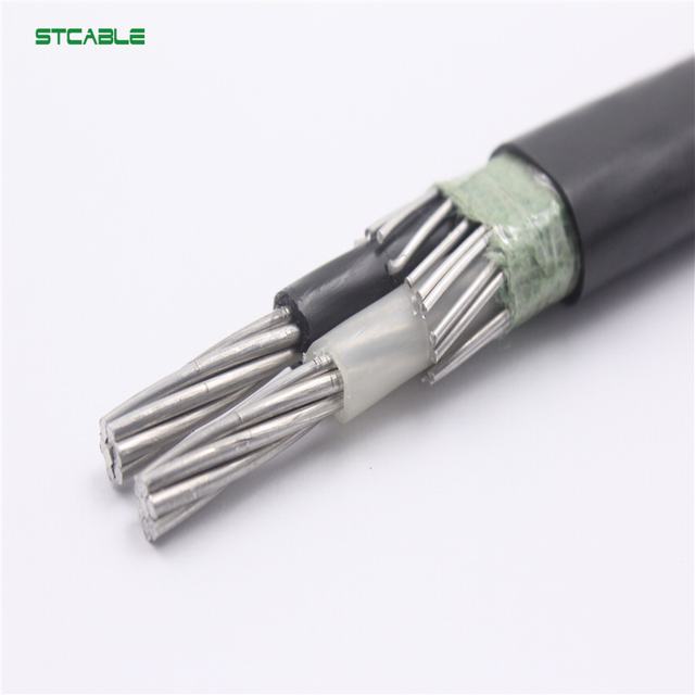 Communicate cable aluminum alloy conductor Concentric Cable 2x4+4AWG Anti-theft cable