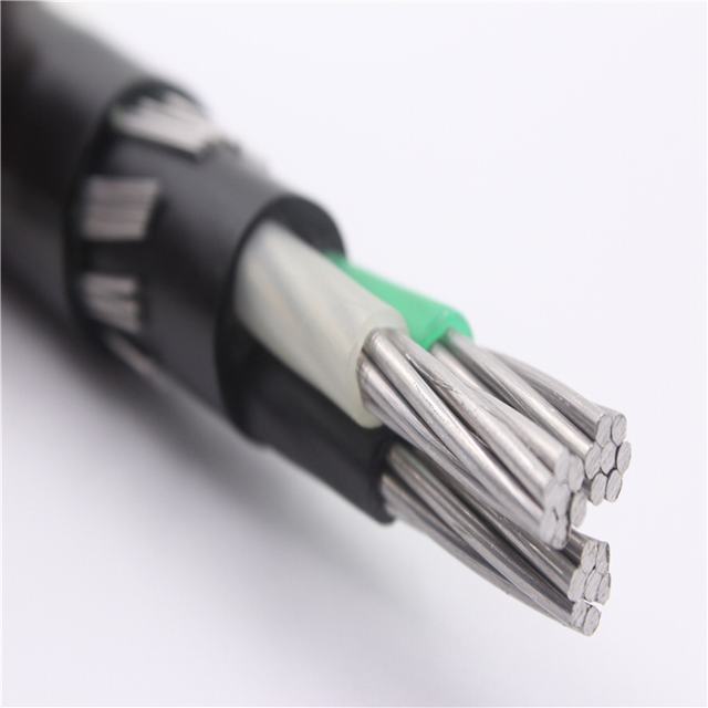 Communication concentrique câble conducteur en aluminium triphasé électrique fil