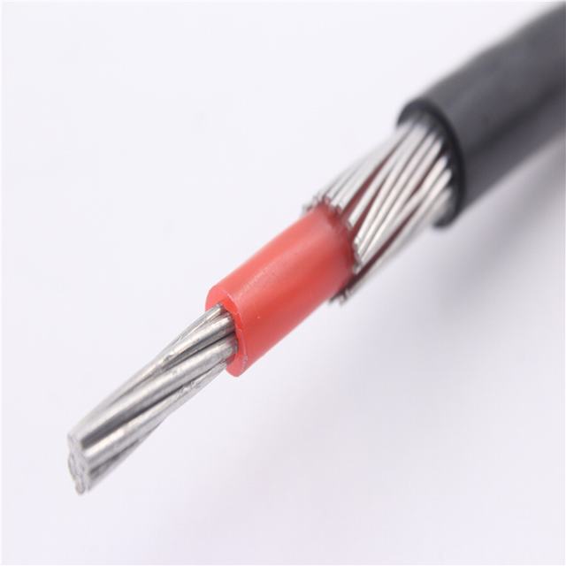 Câble concentrique monophasé XLPE/PVC Isolé en aluminium/conducteur en cuivre câble d'alimentation
