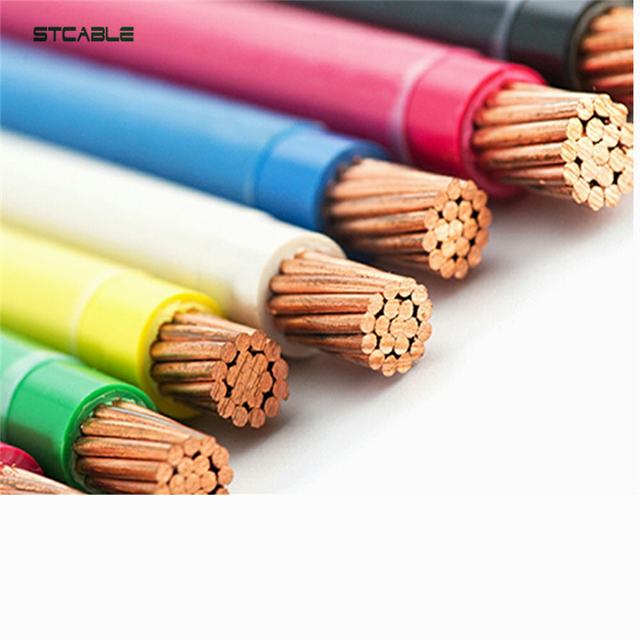 Copper conductor THW PVC Insulation Wire electrical power cable