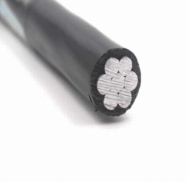 Fil de ligne couvert XLPE/PE isolé En Aluminium câble 1/0 AWG, 4/0AWG