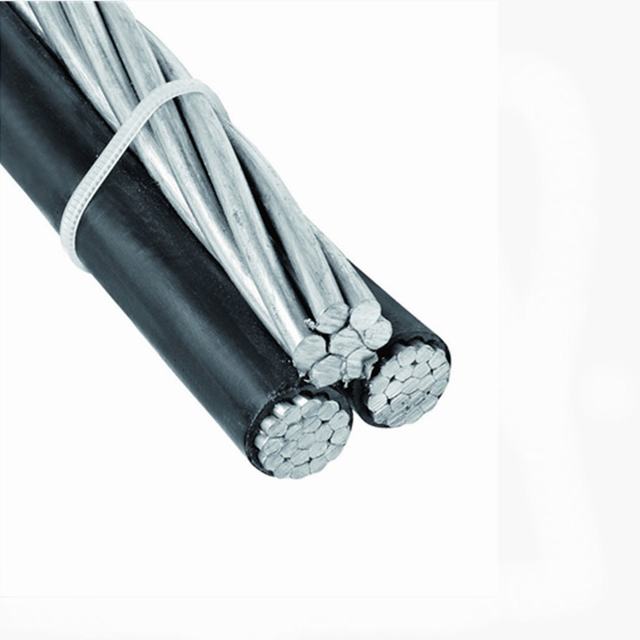 Covered jalur kawat aluminium polyethylene konduktor terisolasi Poli Zaitun AAC Kabel 4/0 AWG kawat kabel