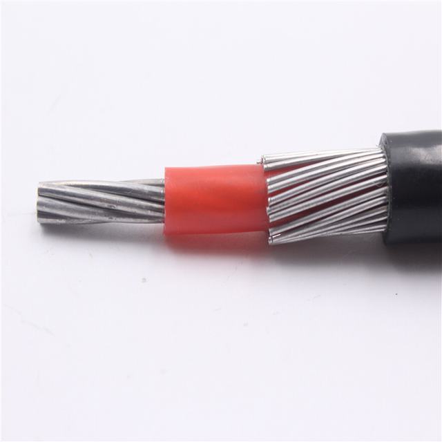 Fabriek prijs PVC Geïsoleerde eenfase aluminium geleider concentrische kabel
