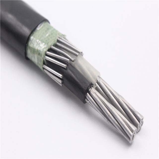 Factory price  aluminum alloy neutral/phase conductor insulated armoured concentric cable