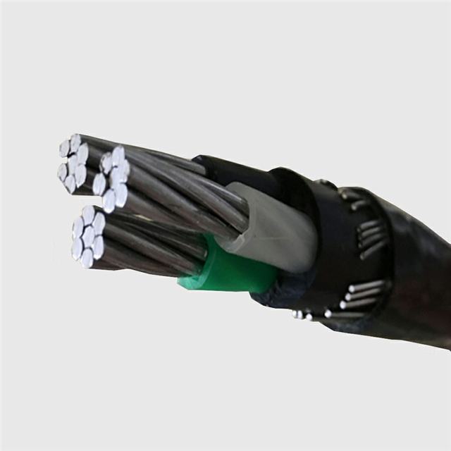 Fabriek prijs hot koop 8000 serie aluminium legering dirigent concentrische kabel 3*4 + 4AWG 3 CORE