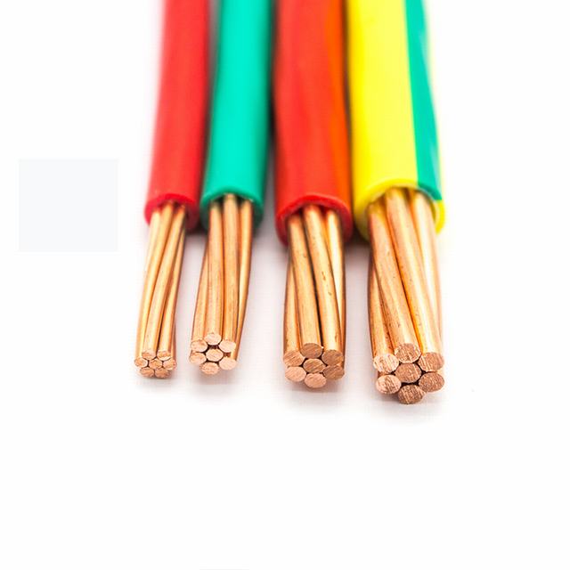 copper core PVC insulated wire electric cable