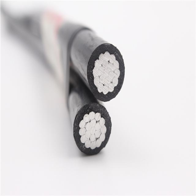 High quality 2 core ABC cable overhead XLPE/PE insulated Aerial Bundled cable