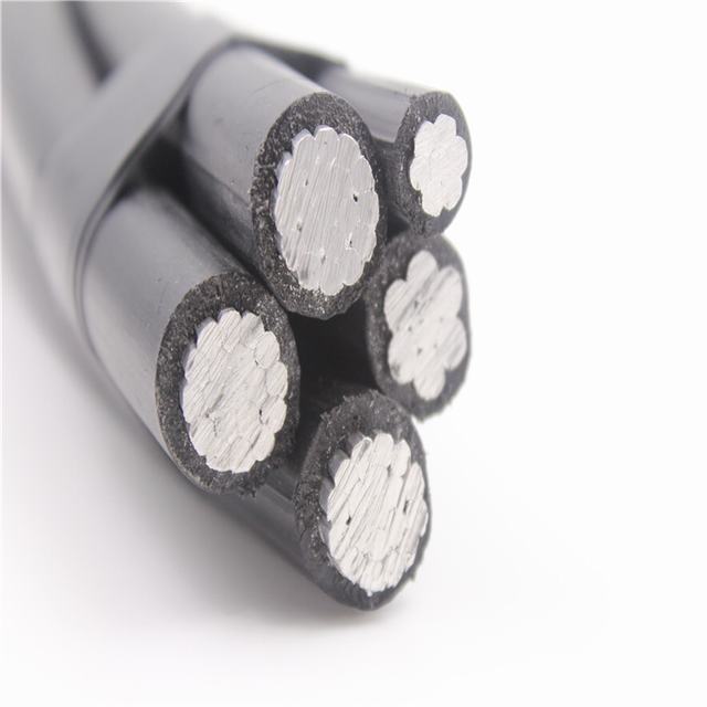 LV 분포 선 ABC NF C 33 209 가닥 aac 대 한 상 aaac 대 한 중립 XLPE Insularion overhead cable