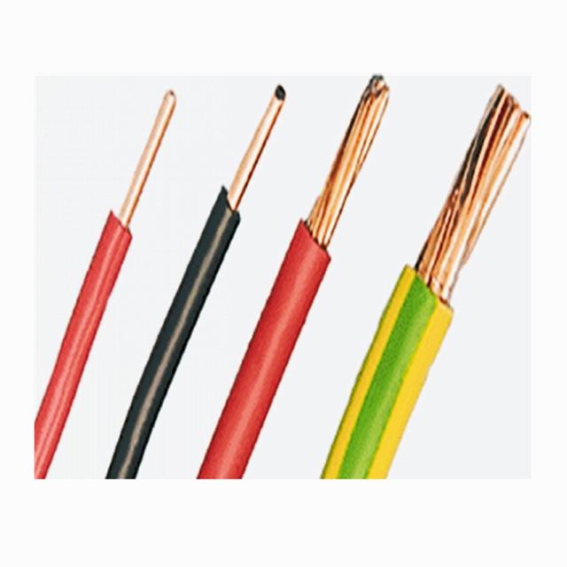 Elektrische Kabel und Drähte aus Niederspannungskupfer oder Aluminiumleiter aus PVC für den Hochbau