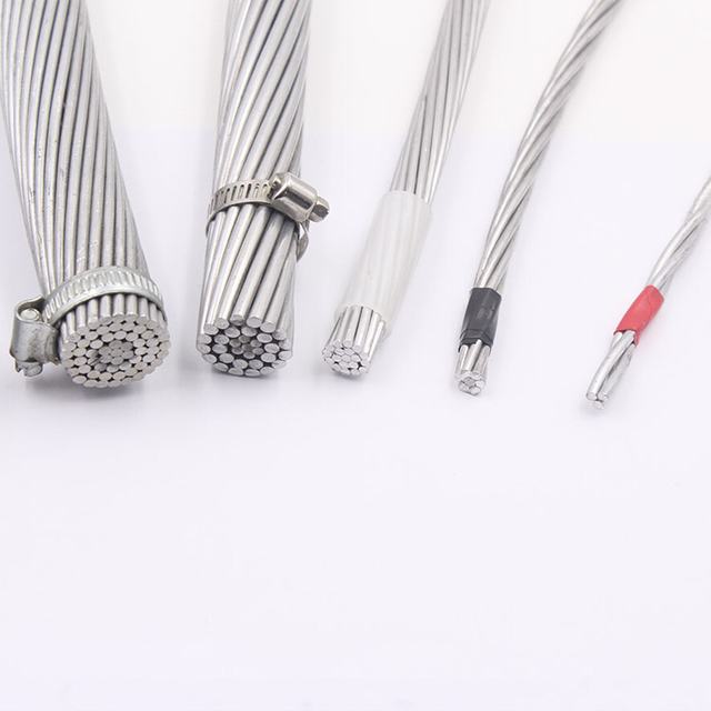 Overhead Bare Aluminum Cable AAC/AAAC/ACSR Conductor Sizes