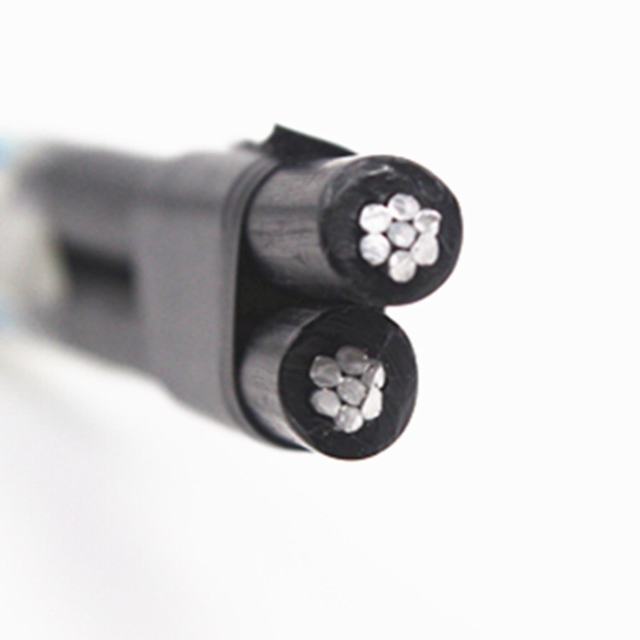 Overhead cable aerial bunched cable 2*10 aluminum conductor XLPE Insulation ABC Cable price