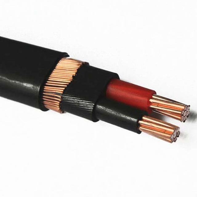 PE/XLPE isoler conducteur en cuivre ou en aluminium câble concentrique
