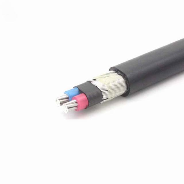 PE insulated concentric electrical cable copper and aluminum conductor