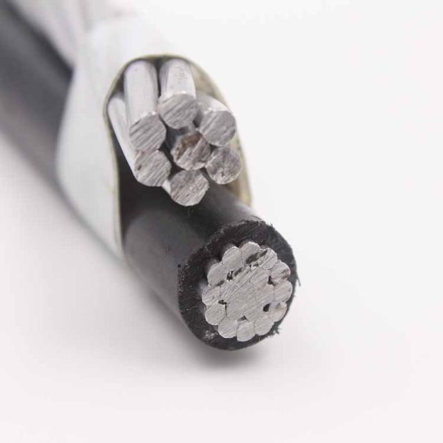 Pe/xlpe Insulation Aerial Bundled Cable 2 Core 7 Stranded conductors