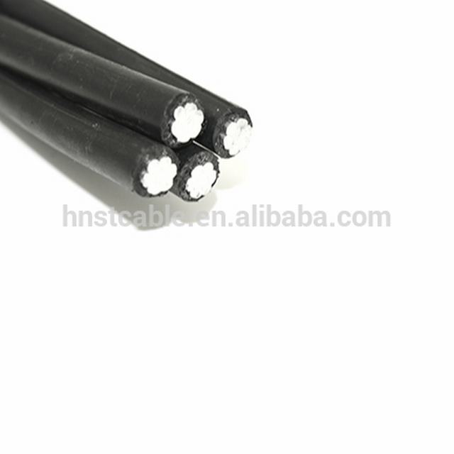 Cable de alimentación de los fabricantes de aac conductor 3 core abc cable de alimentación
