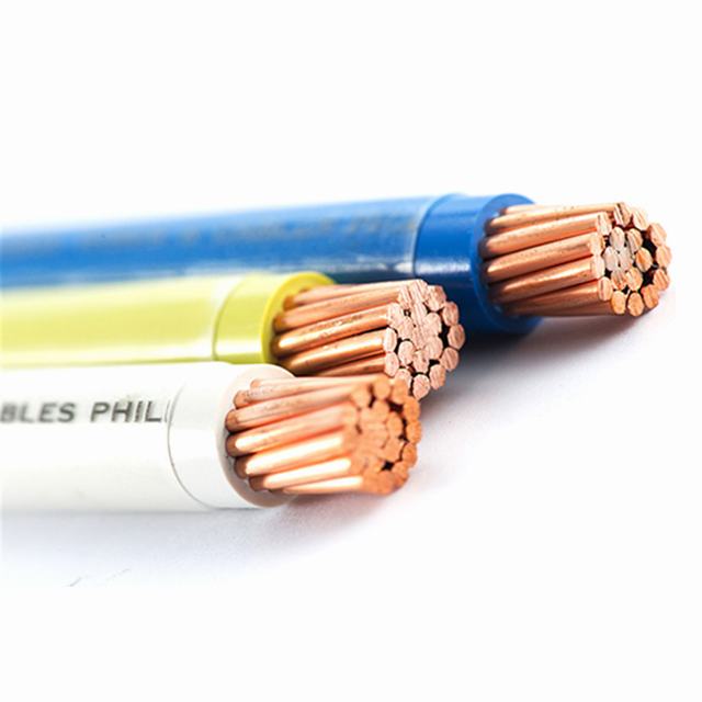 Trenzado de cable de cobre con aislamiento de pvc de nylon revestido THHN de alambre