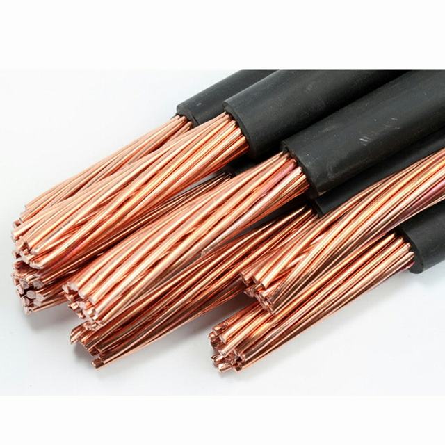 Super Flexible Copper Wire Rubber Sheath Cable 95mm2 Black Welding Cable For Welding Machine Application
