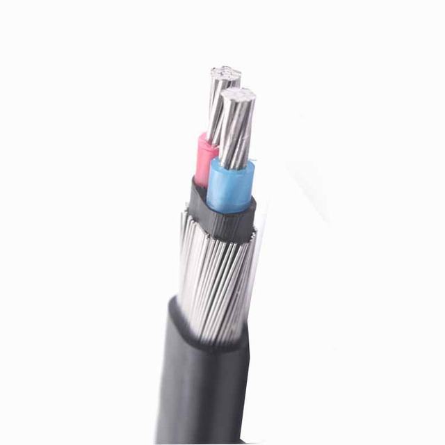 XLPE/PE/PVC Geïsoleerde split Concentrische aluminium Neutrale Kabel anti-diefstal kabel