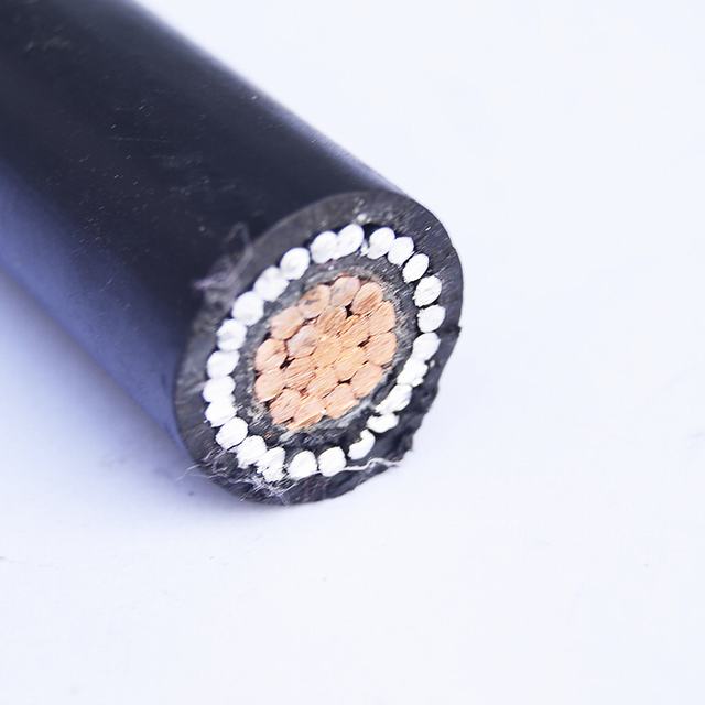 Conductor de aluminio/cobre PVC/PE/XLPE aislamiento concéntrico cable antirrobo