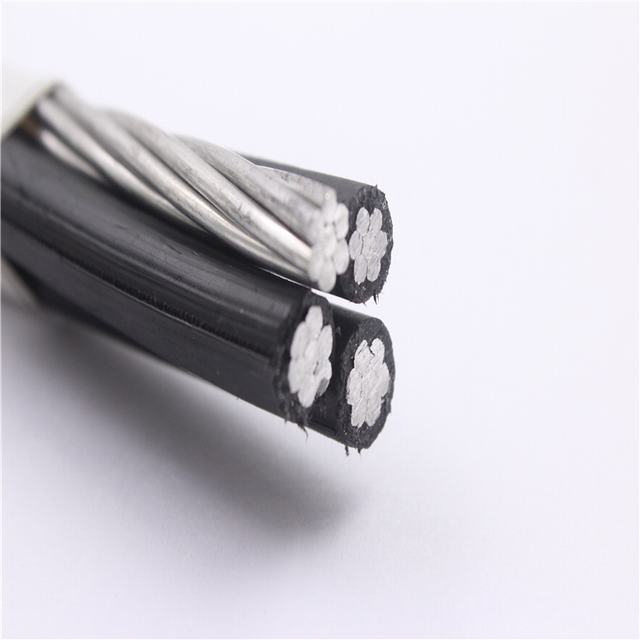 Xlpe isolé câble aérien en aluminium de câble de torsion de fil pour le marché de L'afrique prix