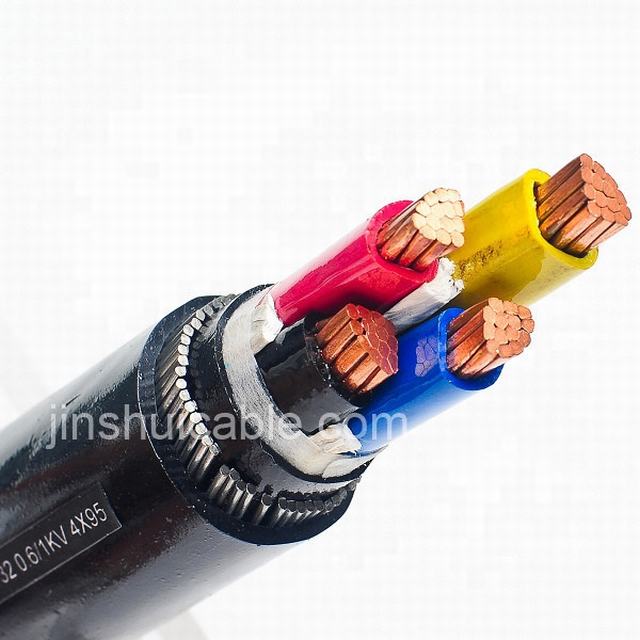 0.6/1KV 3*35mm2 PVC Isolasi PVC Kabel Listrik Kawat Kabel